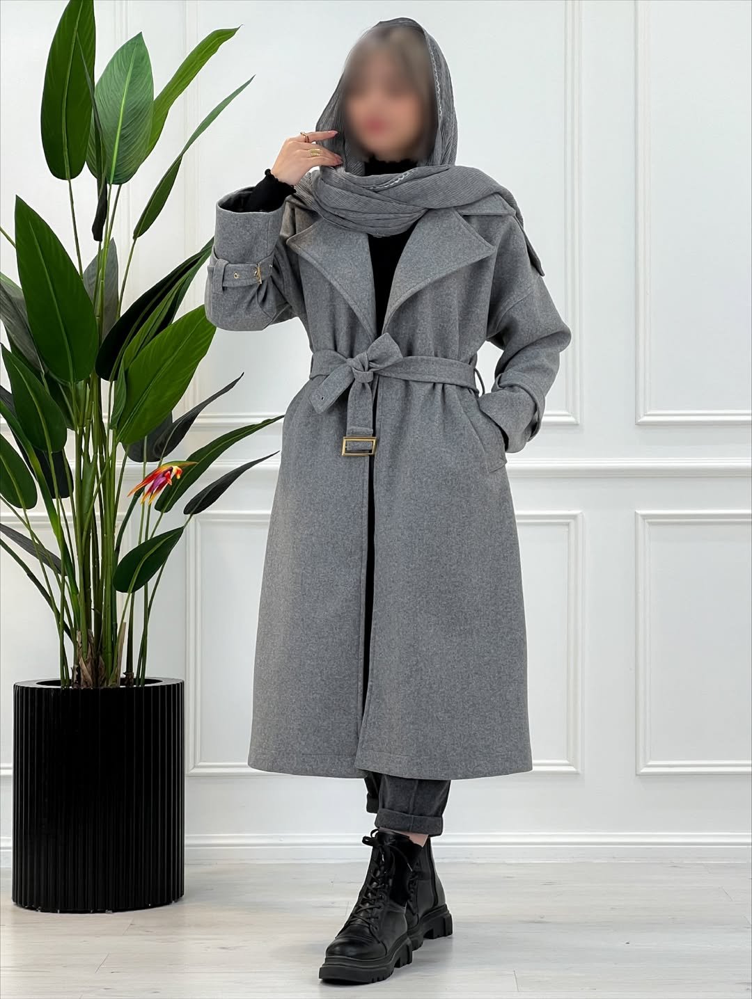 پالتو زنانه مد سال فرشته | پالتو فوتر مزونی با دوخت شخصیدوزی 🍂