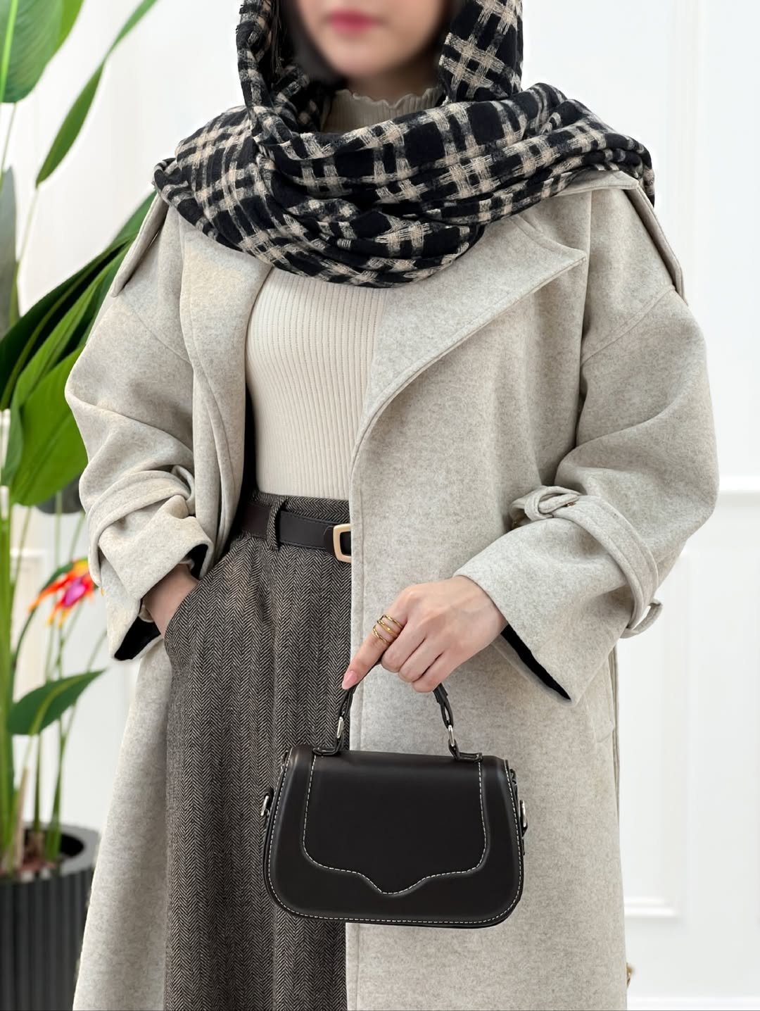 پالتو زنانه مد سال فرشته | پالتو فوتر مزونی با دوخت شخصیدوزی 🍂