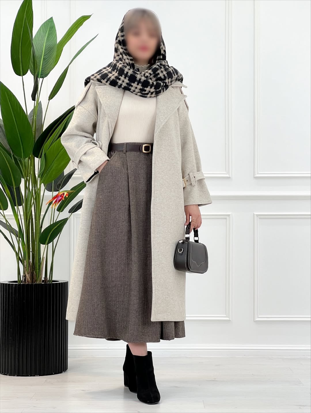 پالتو زنانه مد سال فرشته | پالتو فوتر مزونی با دوخت شخصیدوزی 🍂