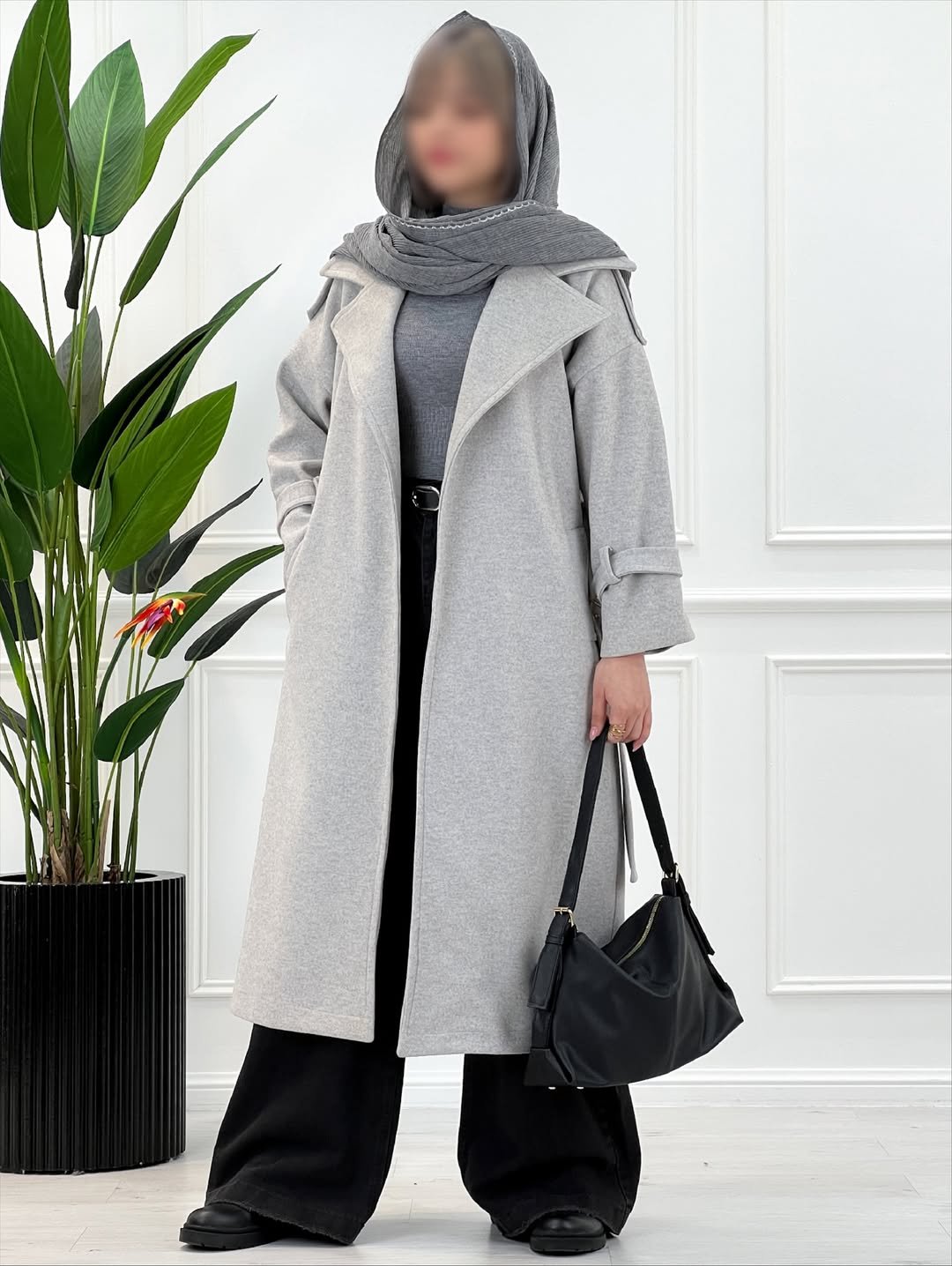 پالتو زنانه مد سال فرشته | پالتو فوتر مزونی با دوخت شخصیدوزی 🍂