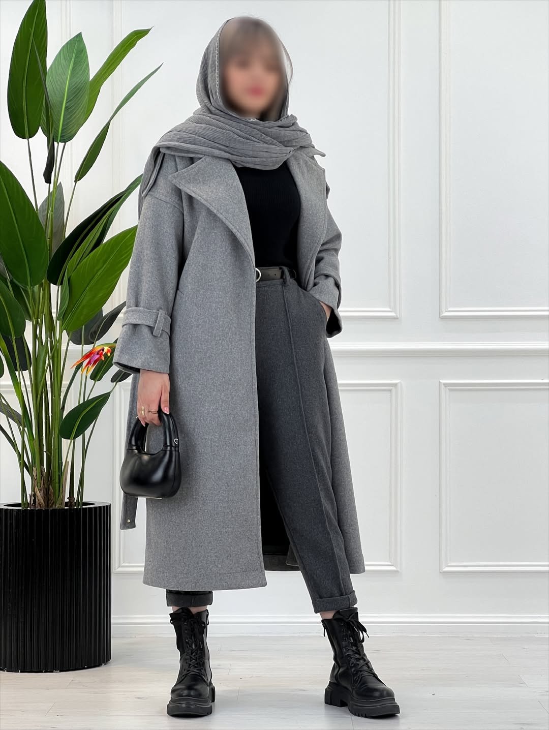 پالتو زنانه مد سال فرشته | پالتو فوتر مزونی با دوخت شخصیدوزی 🍂