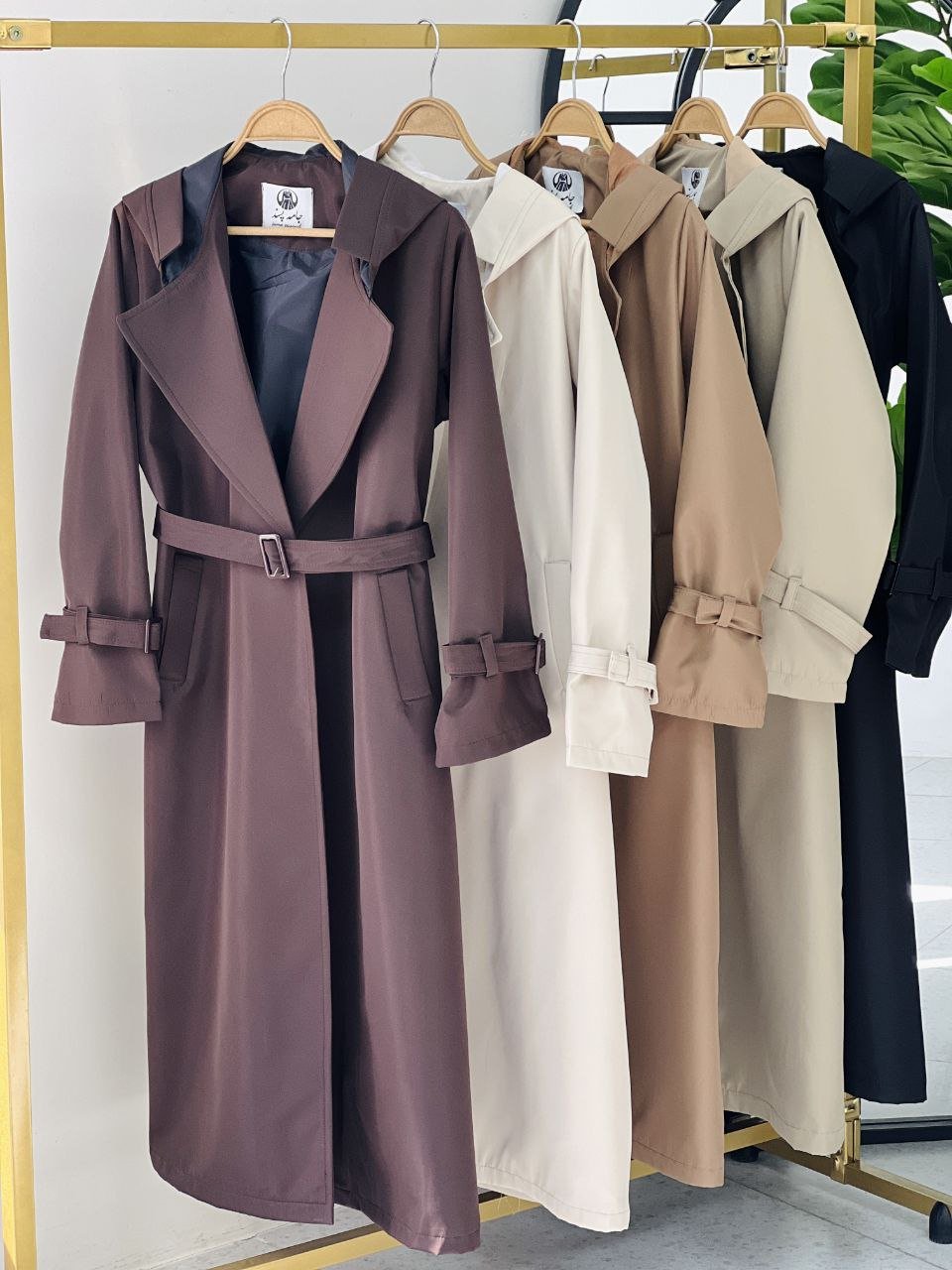 بارانی زنانه بلند دانشجویی – مروارید ✨