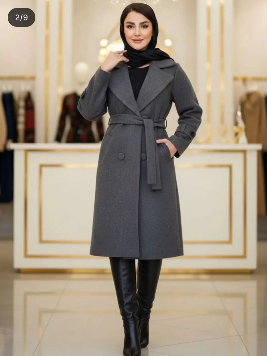 پالتو زنانه شیک مدل نیوشا | ترند این روزهای پاییزی🍂