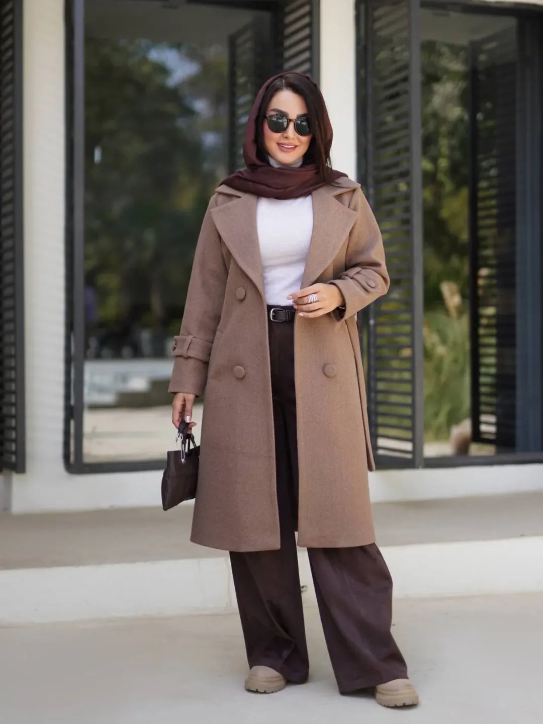 پالتو زنانه شیک مدل نیوشا | ترند این روزهای پاییزی🍂