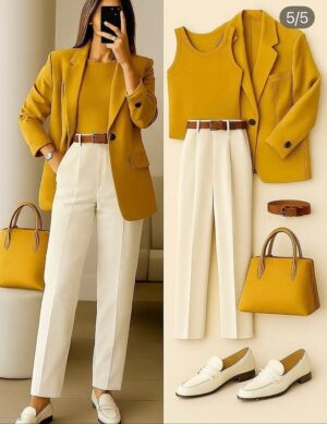 کت و شلوار  زنانه آیسان ۲ | استایل مزونی و خاص برای هر روز