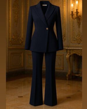 کت و شلوار زنانه تک دکمه مدل مهربانو | ساده اما سرسنگین و جذاب✨