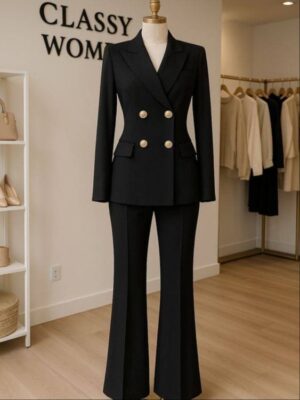 کت و شلوار زنانه مزونی آیسودا ✨